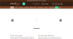 Desktop Screenshot of microskincenter.com